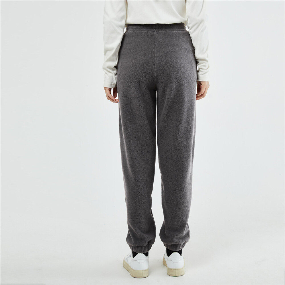 佐丹奴裤子女装摇粒绒针织品牌织标打褶松紧腰束脚卫裤 05413861,淘宝优惠券,粉丝福利购,淘宝优惠卷