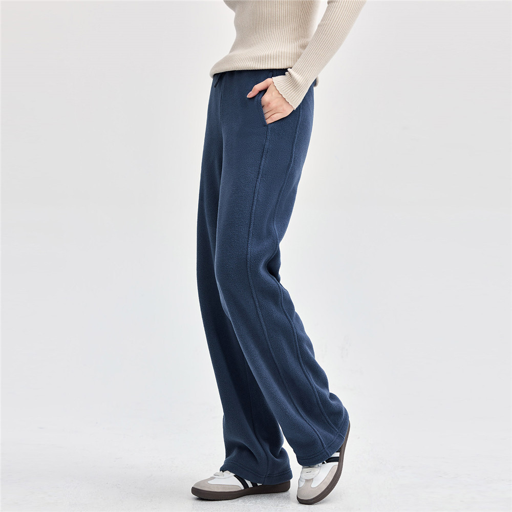 佐丹奴裤子女装摇粒绒双侧骨松紧腰针织卫裤长裤 05414863,淘宝优惠券,粉丝福利购,淘宝优惠卷