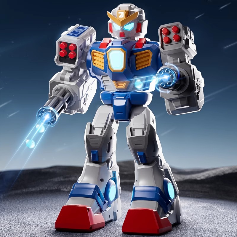 黑科技机器人大容量锂电池水弹电动连发枪玩具打塑料弹珠生日礼物 - 图1