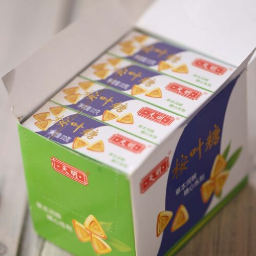 上海天明桉叶糖老式经典草本薄荷糖清凉润喉糖怀旧零食糖果护嗓子 - 图1