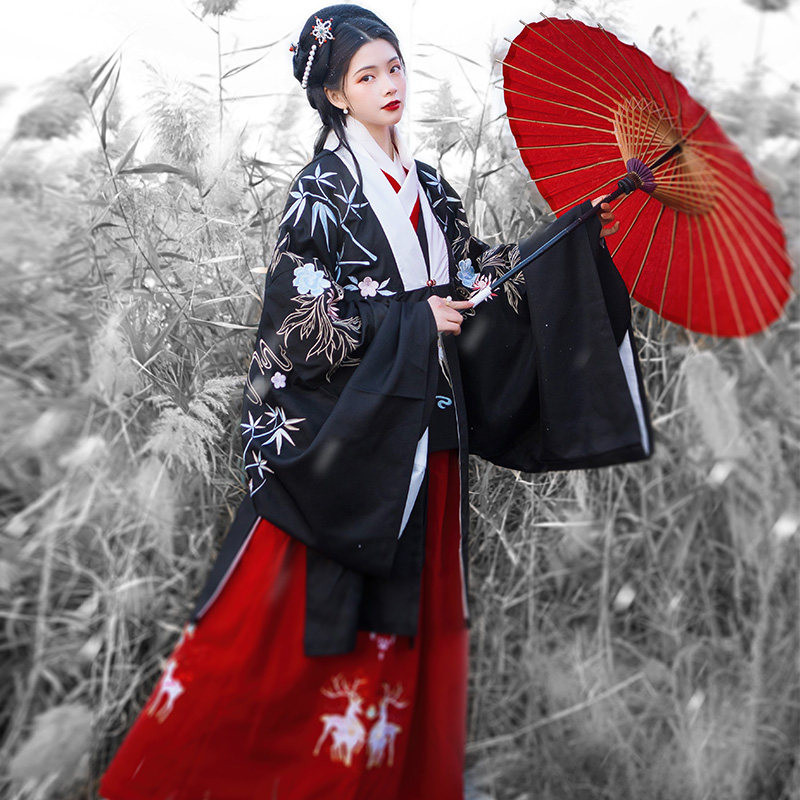 化狐茵卡蕾原创明制披风中国风汉服 茵卡蕾汉服