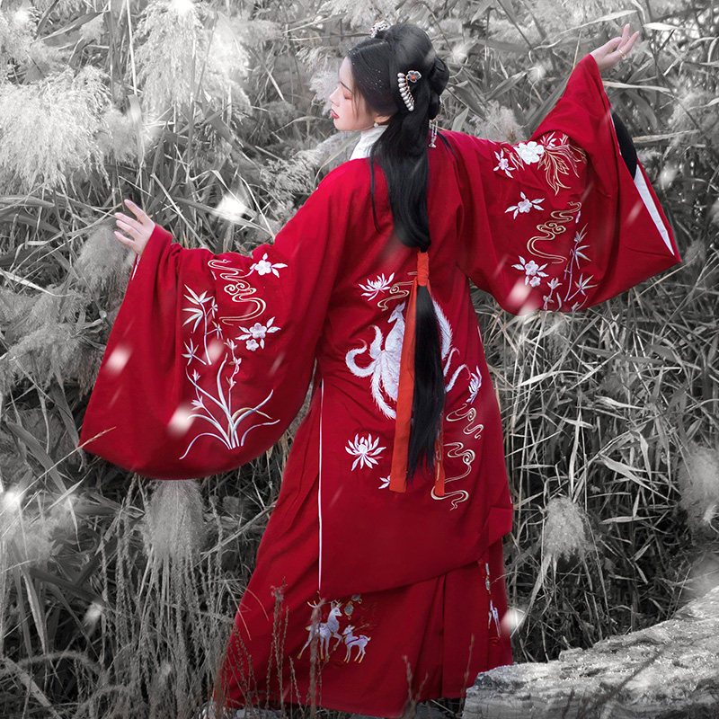 化狐茵卡蕾原创明制披风中国风汉服 茵卡蕾汉服