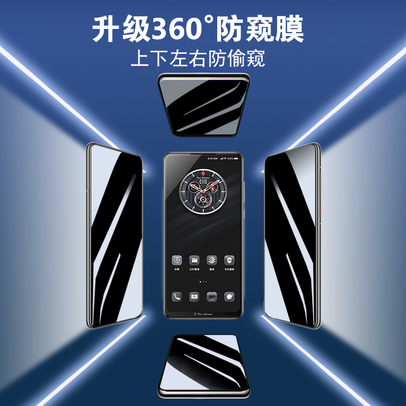 适用于托尼洛·兰博基尼（Tonino Lamborghini）TL68 5G手机防窥膜全屏覆盖隐私360°四面防偷看手机膜隐私膜