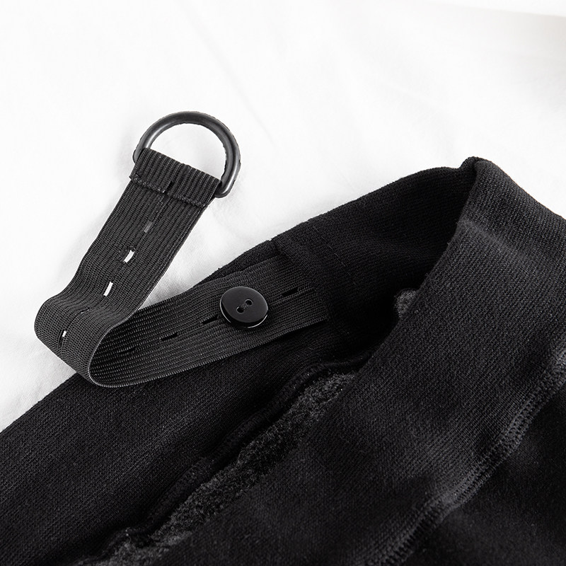 大码孕妇外穿托腹加绒200斤打底裤 枯草哥孕妇打底裤