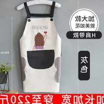 Apron women workers to serve foreign pie cute internet red and dirty cooking for work waterproof and anti-oil and oil stain Mens kitchen Home New