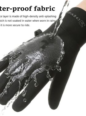 Full Finger Winter Thermal Touchscreen Cycling Gloves Waterp
