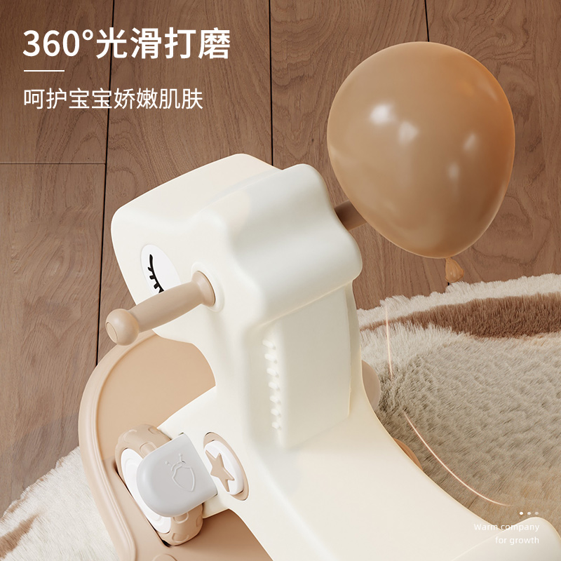 哈比树儿童摇马宝宝摇摇马婴儿木马周岁礼物二合一两用溜溜车玩具 - 图1