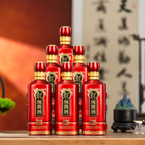 秦池龙琬酱酒山水洞藏35酱香型53度500ml坤沙大曲纯粮固态发酵 - 图1