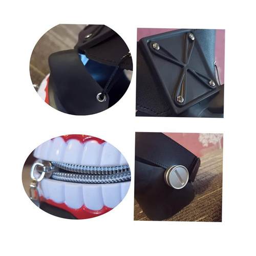 Anime Tokyo Ghoul Kaneki Ken Cosplay Costumes Mask Halloween - 图3