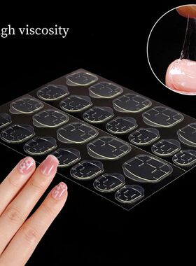 Double Side Nail Jelly Glue Transparent False Nail Art Adhes