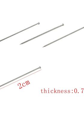 1kg/Box 0.7mm 2cm Stainless Steel Sewing Pins Fine Satin Pin