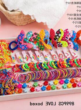 Candy Color Girls Hair Clips Rope Ponytail Holder Kids Hair