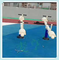 Pleasure Facilities Direct Marketing Nursery School Outdoor Double Teething Teething Children Outdoor Iron Frame Spring Seesaw