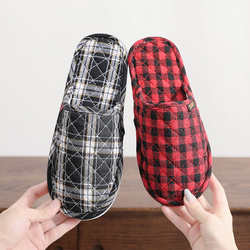 韩版室内家用防滑胶底情侣布艺软底拖鞋木地板秋冬四季包头棉拖鞋,淘宝优惠券,粉丝福利购,淘宝优惠卷