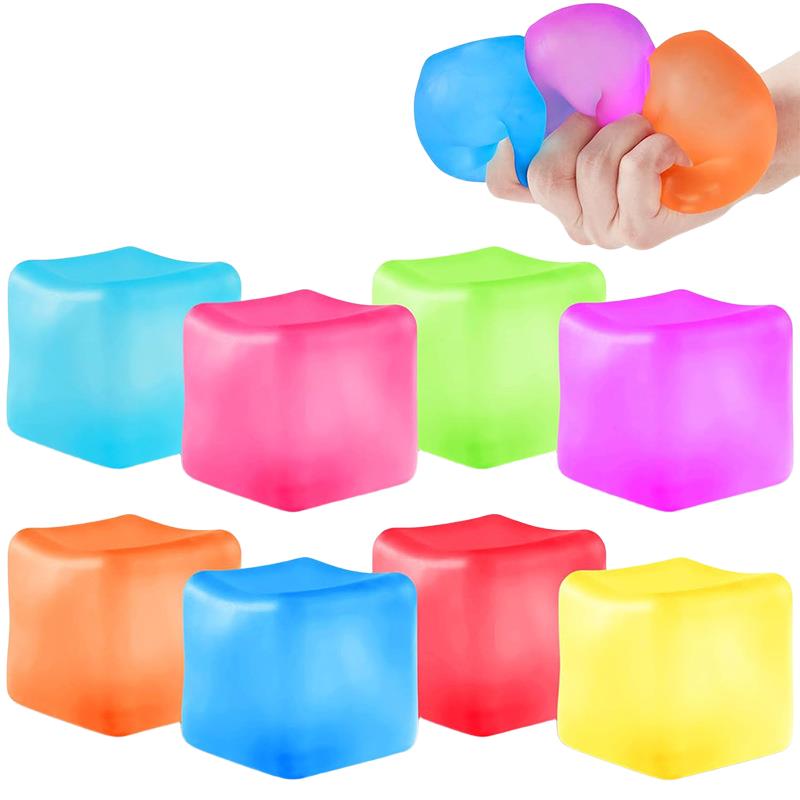 stress cube Sensory Fdget Toy NeeDoh Nce Square Groovy Goo - 图3