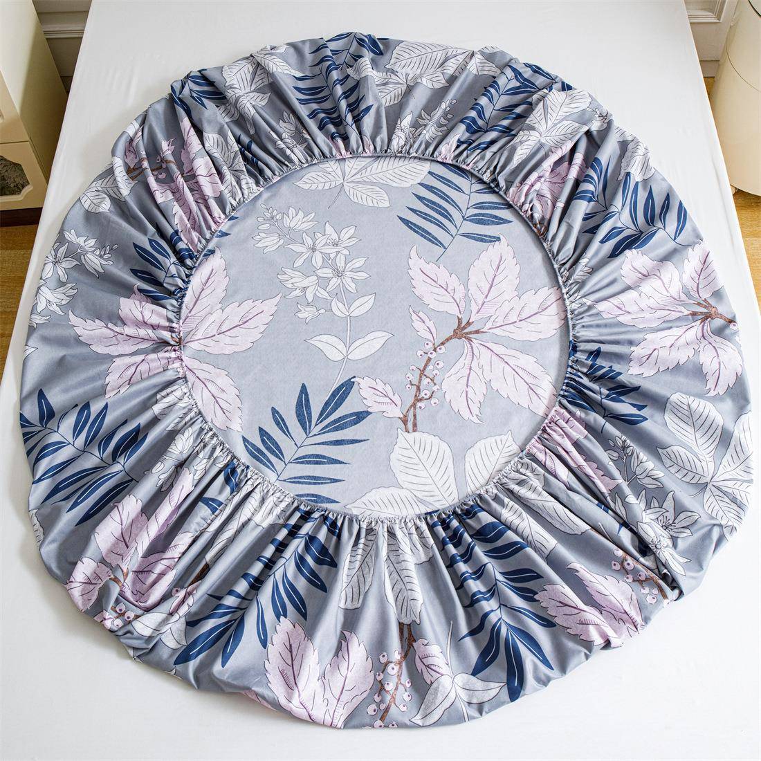 Bed sheet pillowcase bedding 花卉床笠枕套床上用品罩床保护套 - 图2