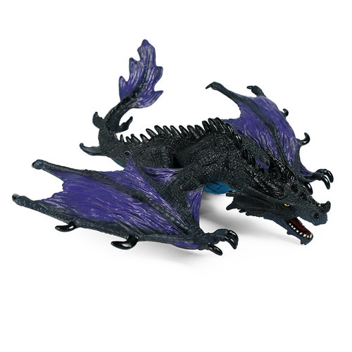 西方龙动物模型远古喷火飞龙夜猎龙史前巨兽儿童仿真玩具男孩手办 - 图3