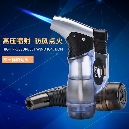 Творческое надувное зажигание зажигания, прижигание, ароматное барбекю для барбекю, сигарный аэрозольный пистолет, ветрозащитный с прямым воздухом зажигалка.