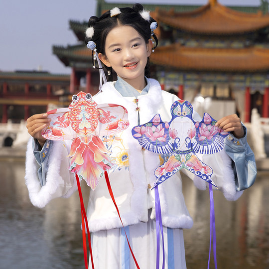 Maiyuan traditional retro national style three-dimensional goldfish kite