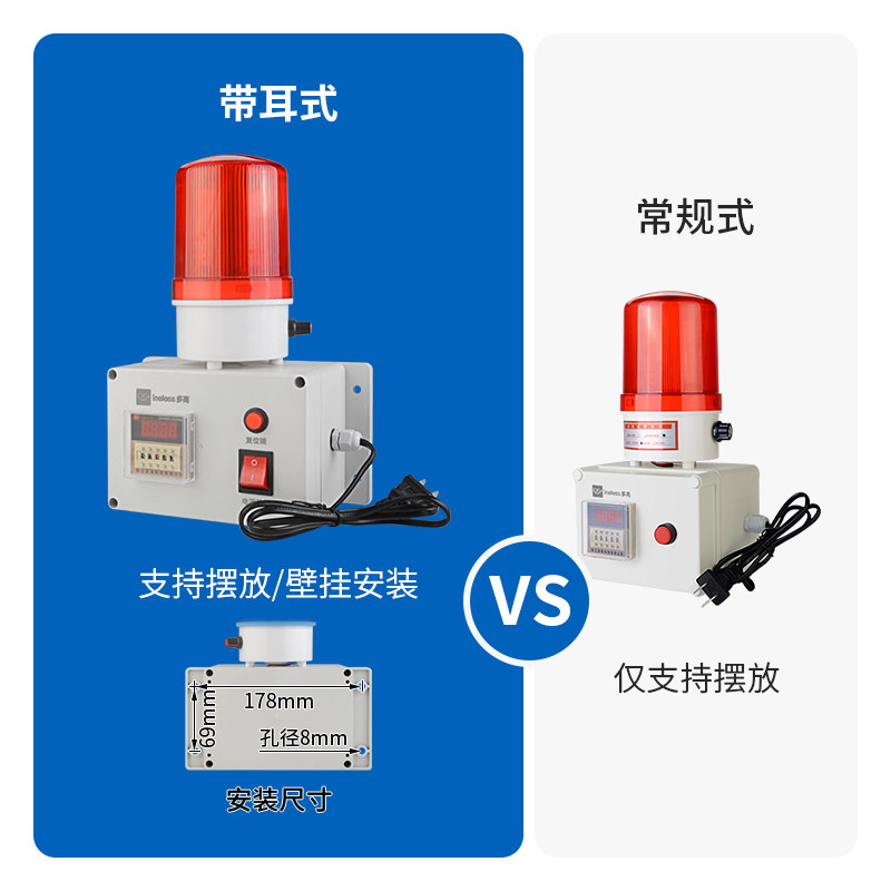 计时报警器 时间定时提醒器led声光工业循环延时倒计时警示灯220V,淘宝优惠券,粉丝福利购,淘宝优惠卷