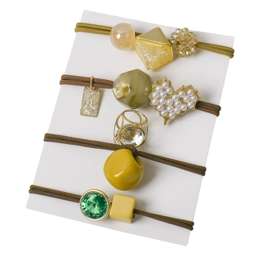 Детский эластичный безвредный аксессуар для волос, резинка для волос, популярно в интернете, не повреждает волосы