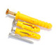 Small yellow fish plastic expansion tube expansion screw