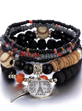 波西米亚手链手环手串饰品情侣男女个性民族风复古配饰小众串珠