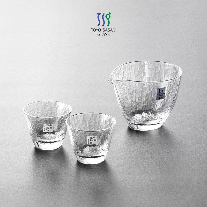 【品牌官旗】日本东洋佐佐木锤纹公杯 toyosasakiglass公道杯