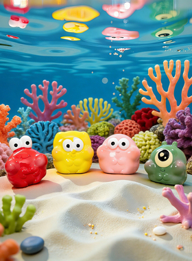 鱼缸微景观可爱海绵小宝派大星