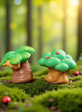 微景观创意植物迷你苔藓园摆件