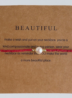 日系coopkoop【幸运】！日本米珠石元素细小手链女生简约可爱手绳