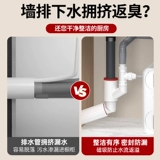 Кухонная стена ряд 45/90 градусов дренажной трубы