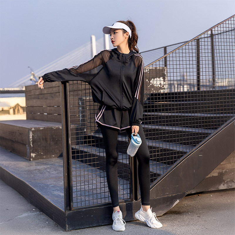 跑步运动女长袖套装冬季晨跑服户外专业加厚加绒2025新款健身衣服,淘宝优惠券,粉丝福利购,淘宝优惠卷