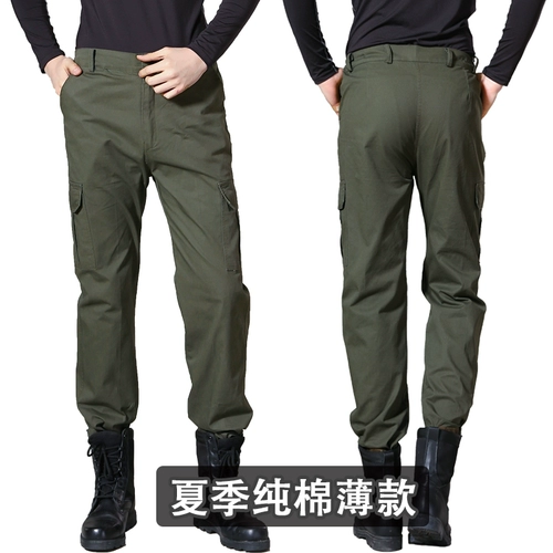 Летние хлопковые штаны для работы, износостойкая мужская синяя униформа медсестры, рабочая одежда, защита от ожогов