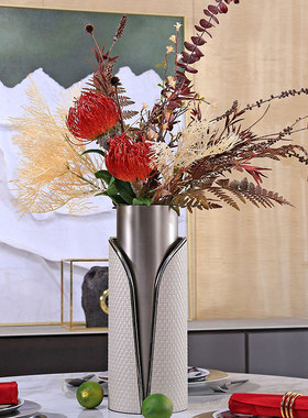 高温陶瓷新中式客厅玄关创意摆件