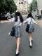 Original blue plaid skirt jk uniform