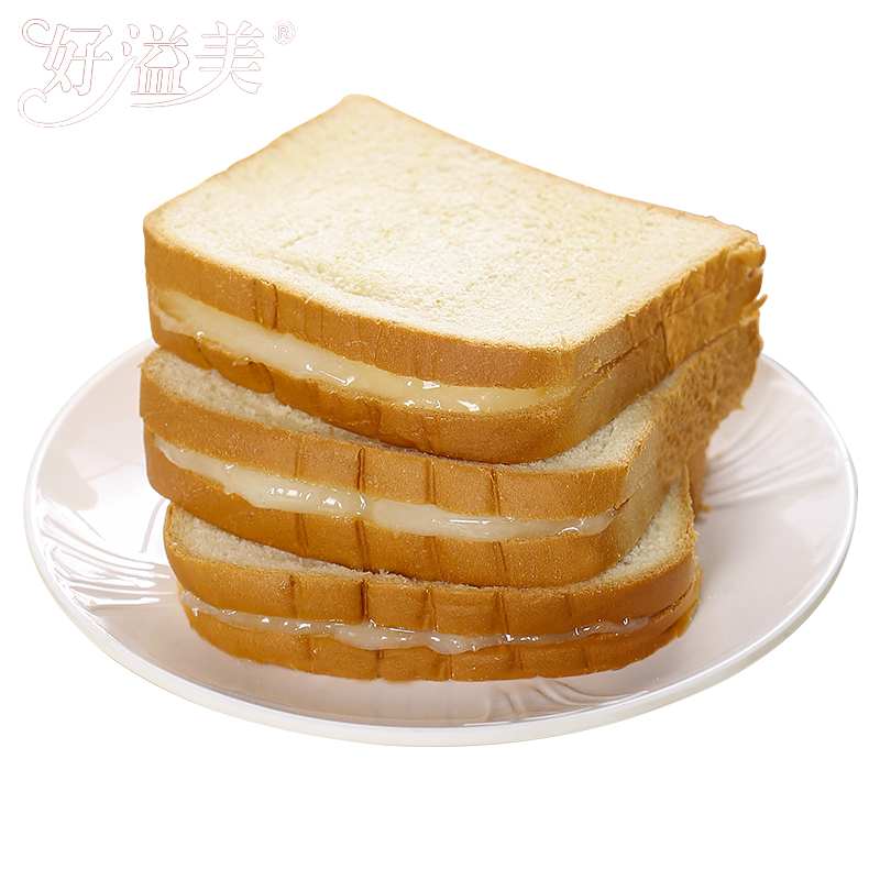 好溢美旗舰店好溢美吐司面包早晚餐手撕整箱夹心糕点小吃零食休闲食品切片散装3