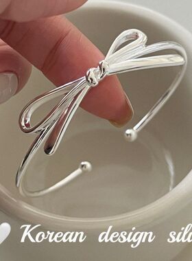 女风简约S925银饰品纯银字大门