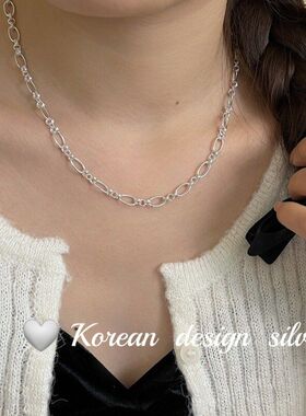 时髦韩国秋冬新款百ins镂空S925