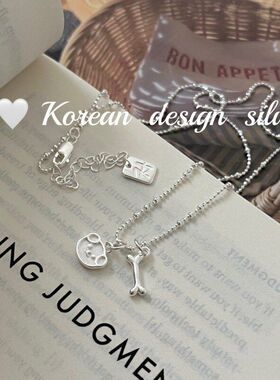 珠珠设计S925百搭风小众银饰项链