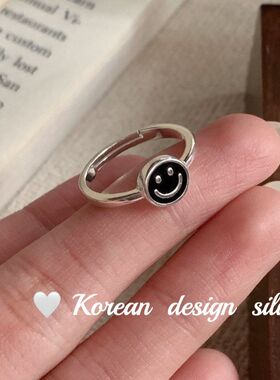 开口日系S925戴韩版女叠小脸纯银