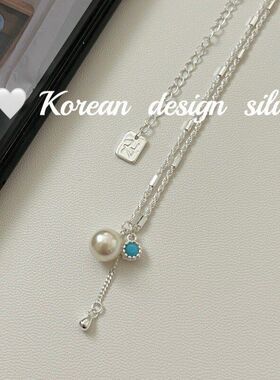 项链新款S925女春夏ins珍珠韩国