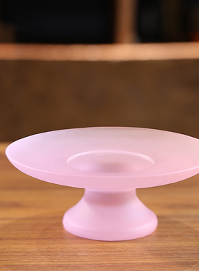 琉璃供杯果盘杯碟七彩净水杯真琉璃佛堂摆放供盘酥油灯佛具供奉