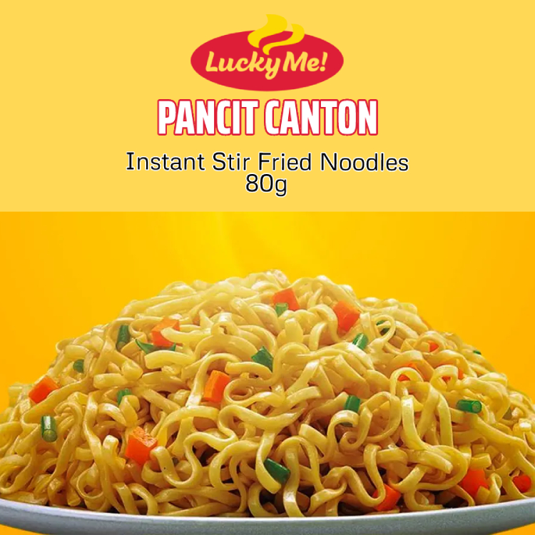 Lucky Me Pancit Canton New Packaging 80g Instant noodles-图1