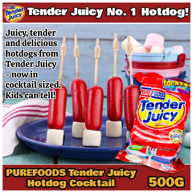 PUREFOODS Tender Juicy Hotdog 500g - 图2