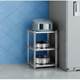 Kitchen stainless steel storage rack square storage multi-layer
