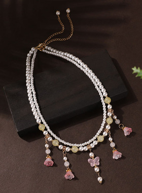 古风琉璃璎珞串珠项链