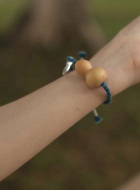 植物染纯手工编织手链