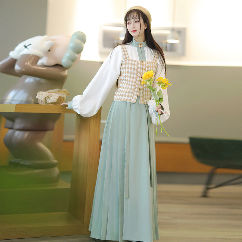 汉旭忆佳人明制女汉元素改良款汉服 汉旭汉服