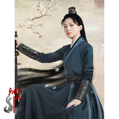影视古装魏晋宋朝明朝唐朝黑衣女侠剑客仙侠古装侠女披风女侠 - 图1